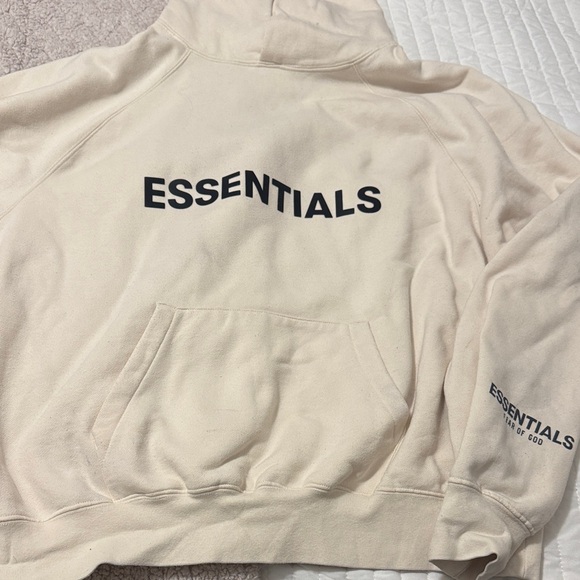 Essentials Other - Essentials Beige Hoodie for Men